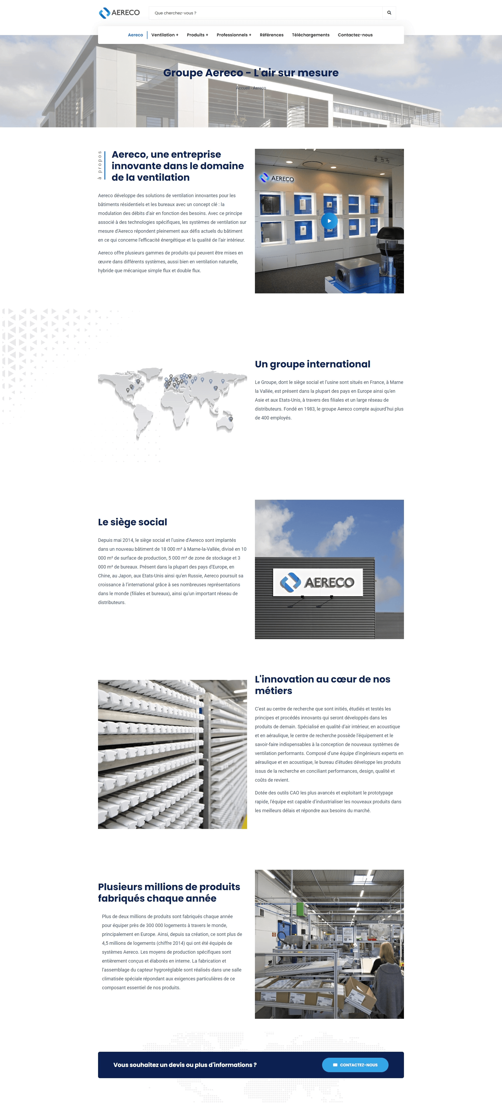 aereco site web
