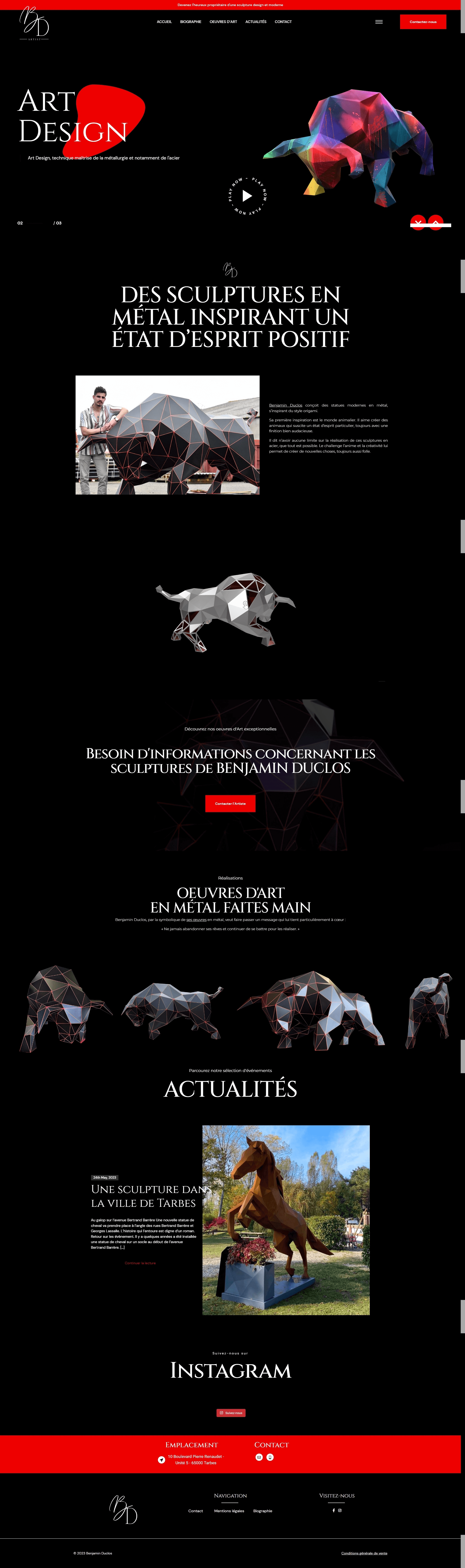 benjamin duclos site web