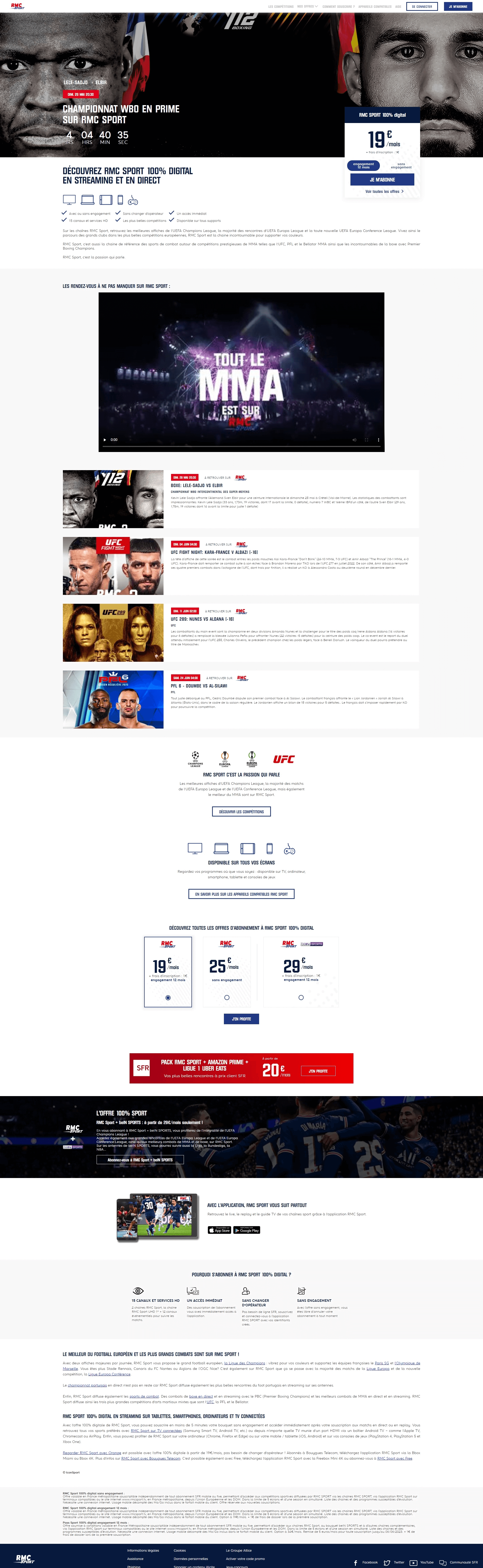 rmc sport site web