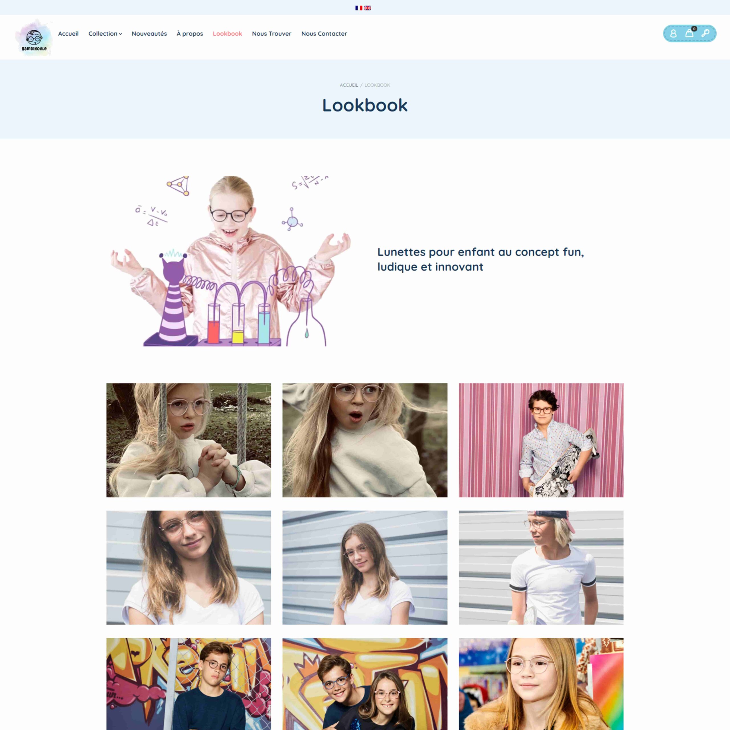 Site web Bambinocle