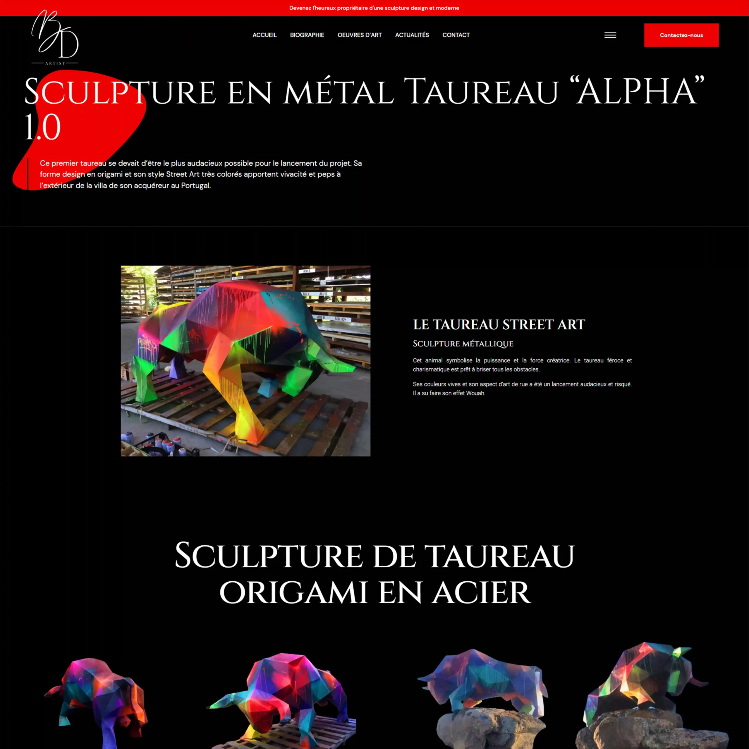 Site web de Benjamin Duclos