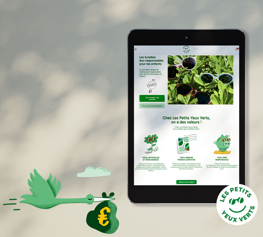 les petits yeux verts site web