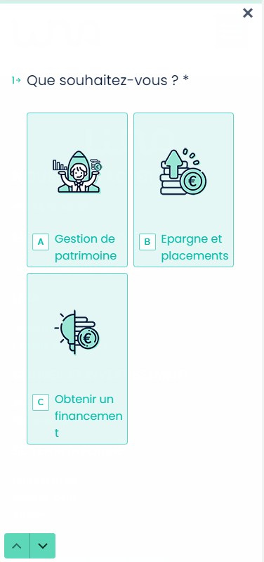 Responsive du site web Lina finance