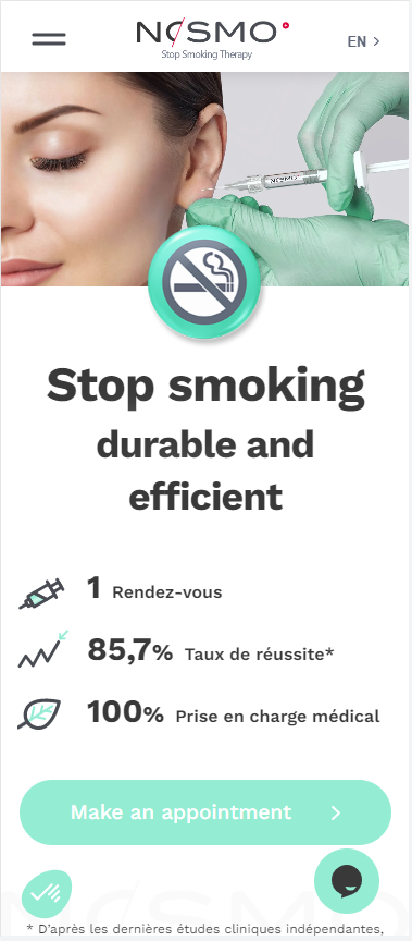 Responsive du site web Nosmo