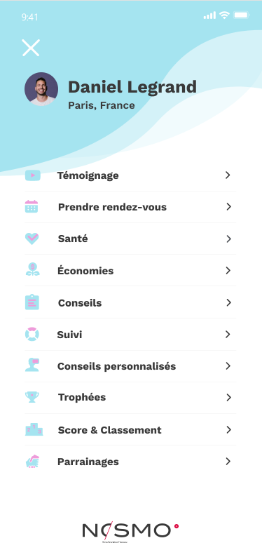 Application nosmo