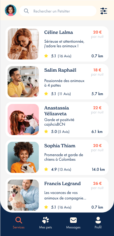 Application Petday