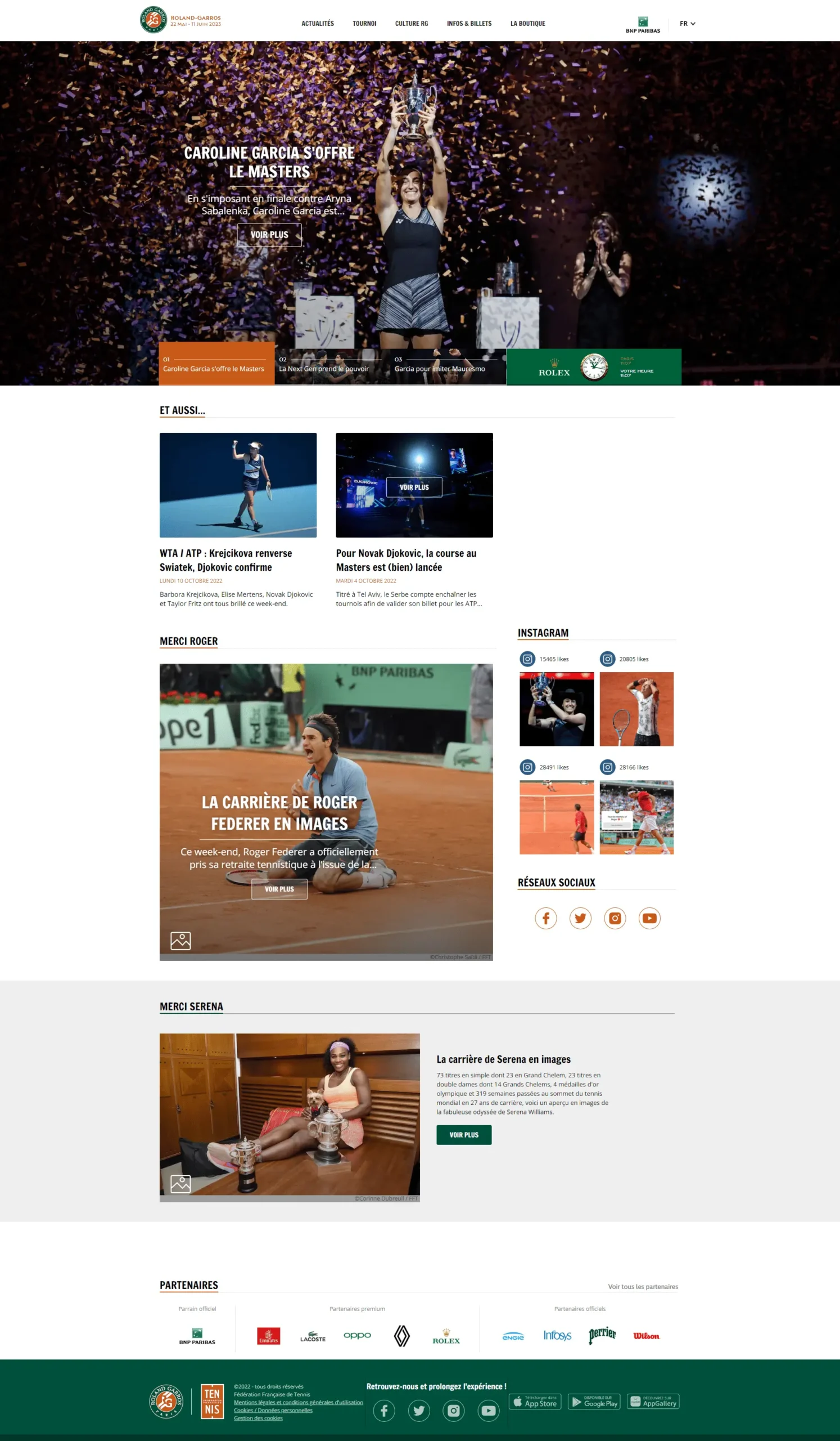 Réalisations roland garros1