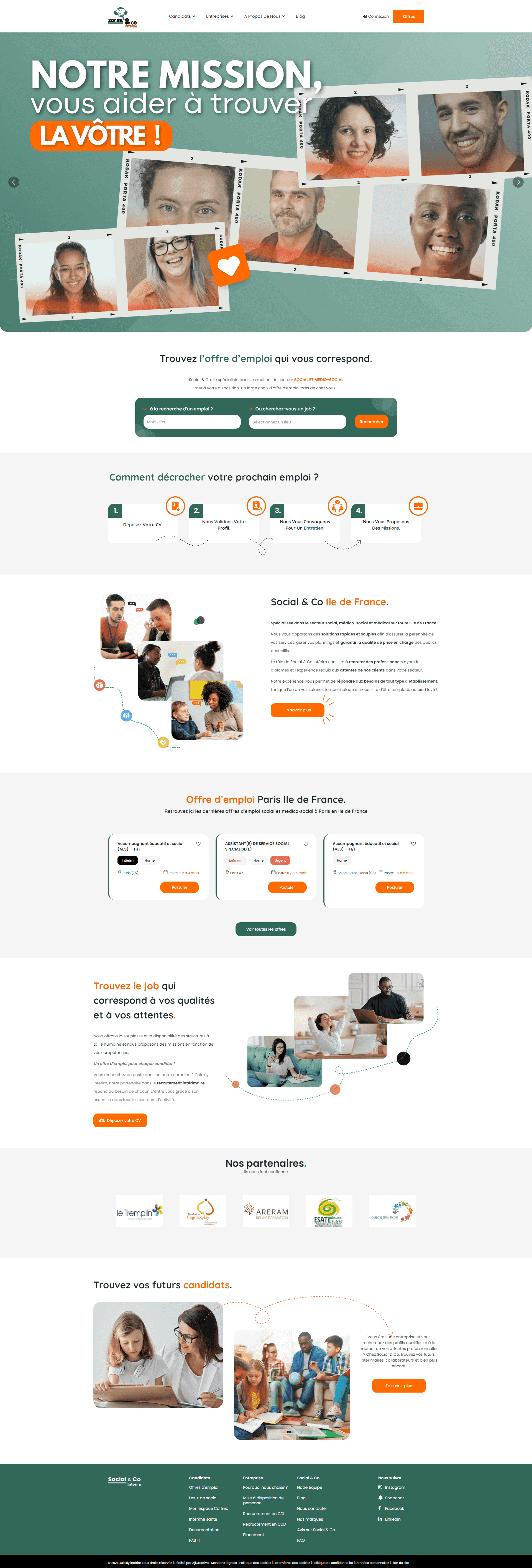 Site web de Social and Co
