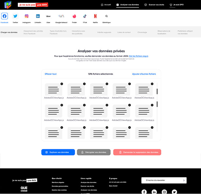 Site web de UFC Que Choisir