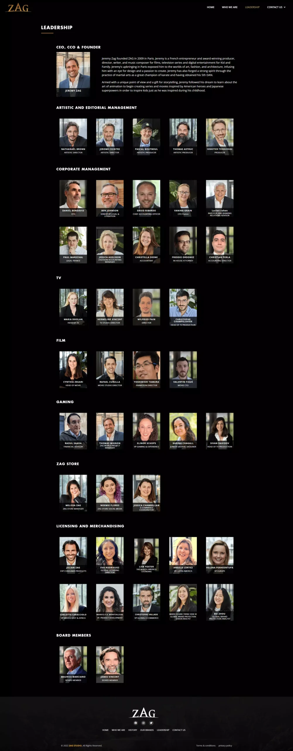Site web de Zag